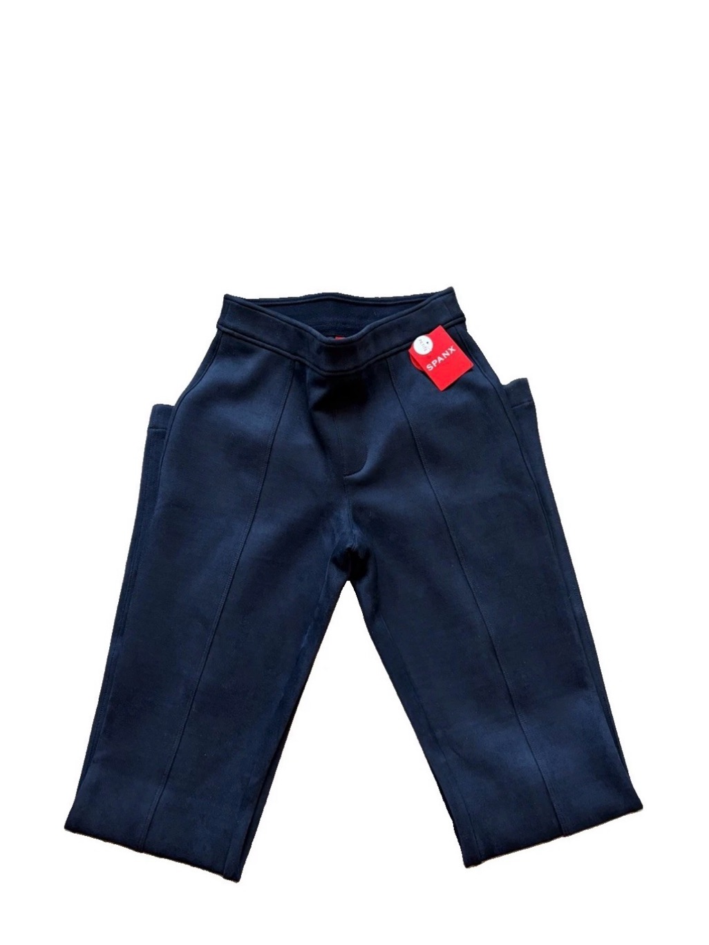 Spanx Navy Seam-Front Ponte Pants
